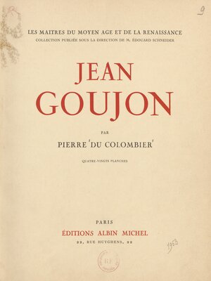 cover image of Jean Goujon